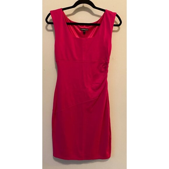 Express Dress Sleeveless Bodycon Sheath Pink Size 2 - Picture 1 of 9